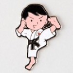 Metal Lapel Badge - Karate Kid